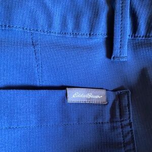 Eddie Bauer Navy Stretch Ripstop Crop Pants